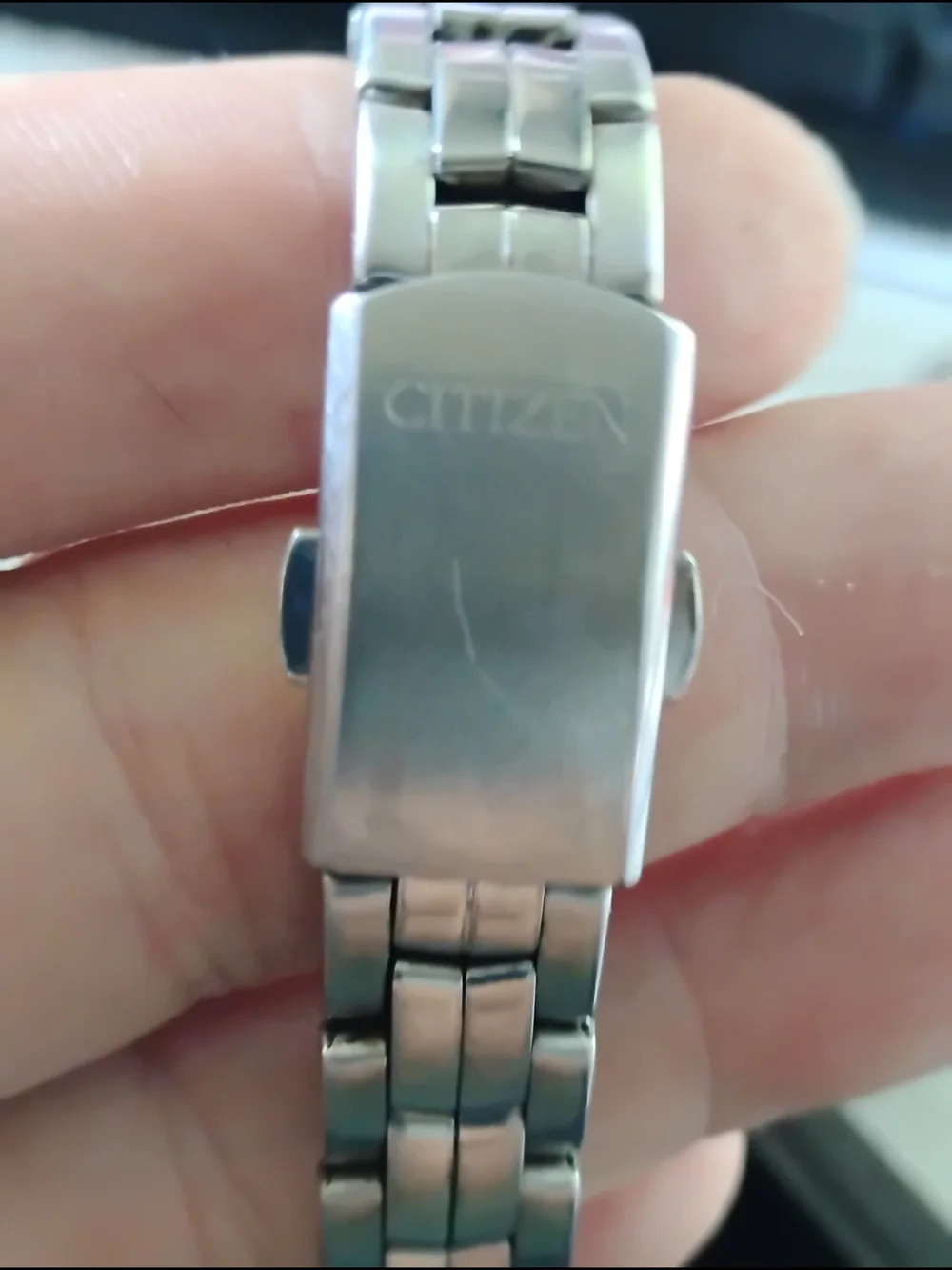Citizen Quartz Stainless Steel Silver Watch with Day-Date